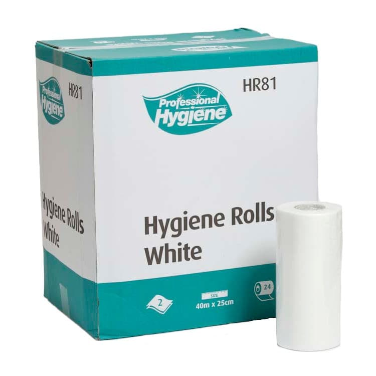 Hygiene Roll 2ply White (10") 24 Rolls