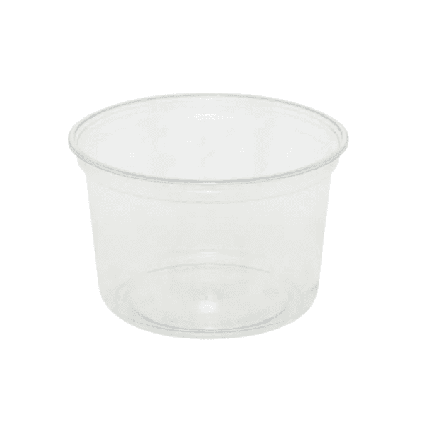 16oz Clear Round rPET Deli Container 2
