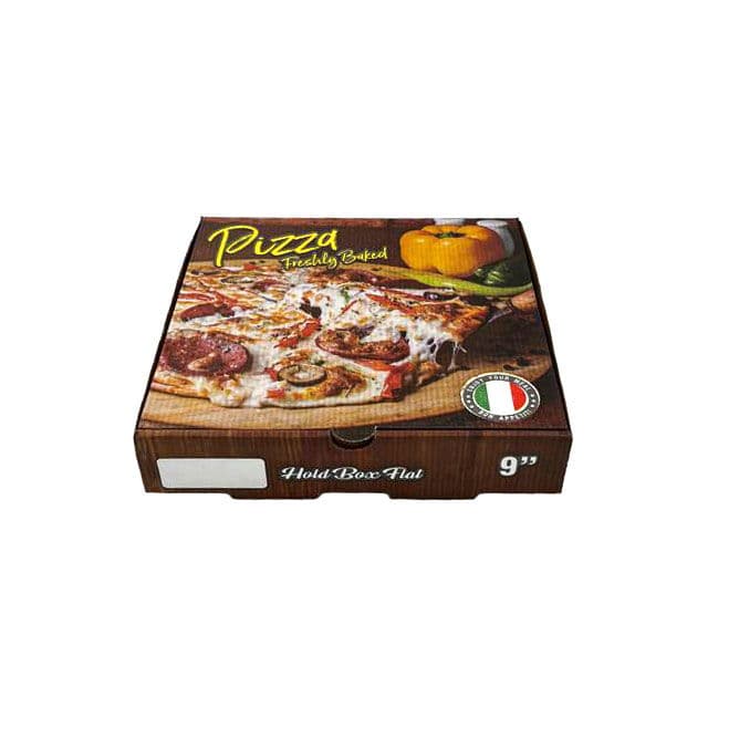 Freshly Baked Corrugated Pizza Box (9")