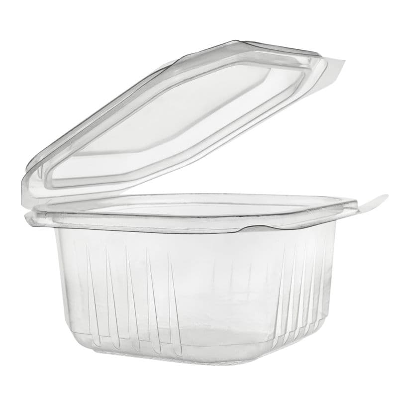 1000cc rPET Hinged Salad Octobox