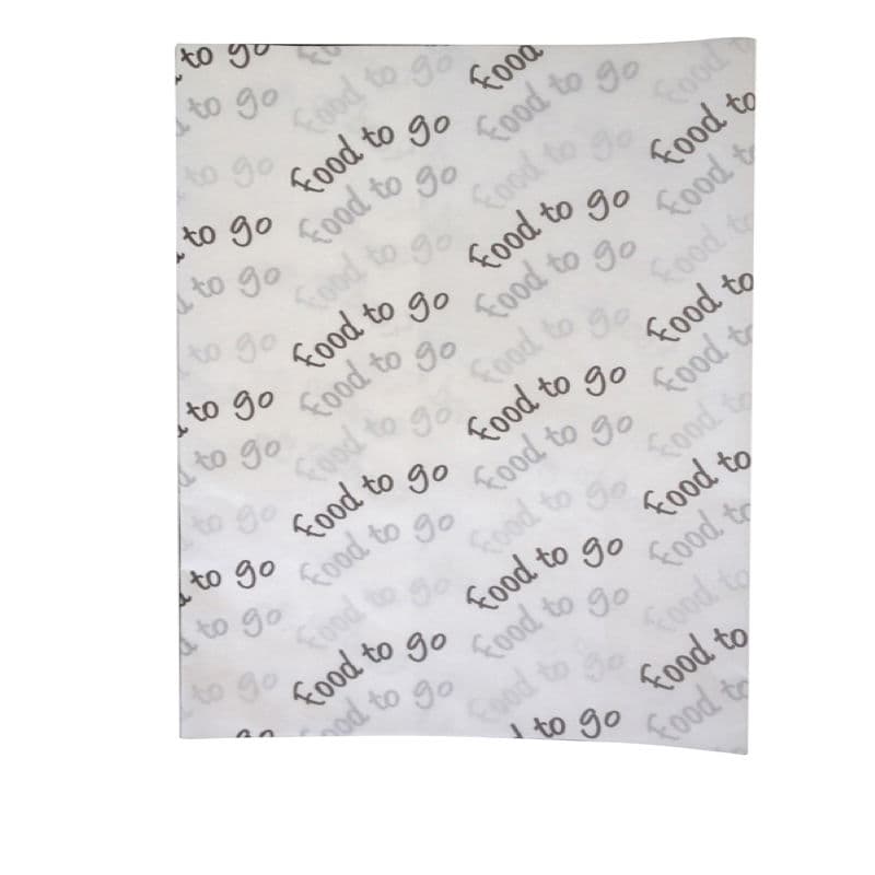 Food to Go Compostable Greaseproof Sheet (350x450mm)