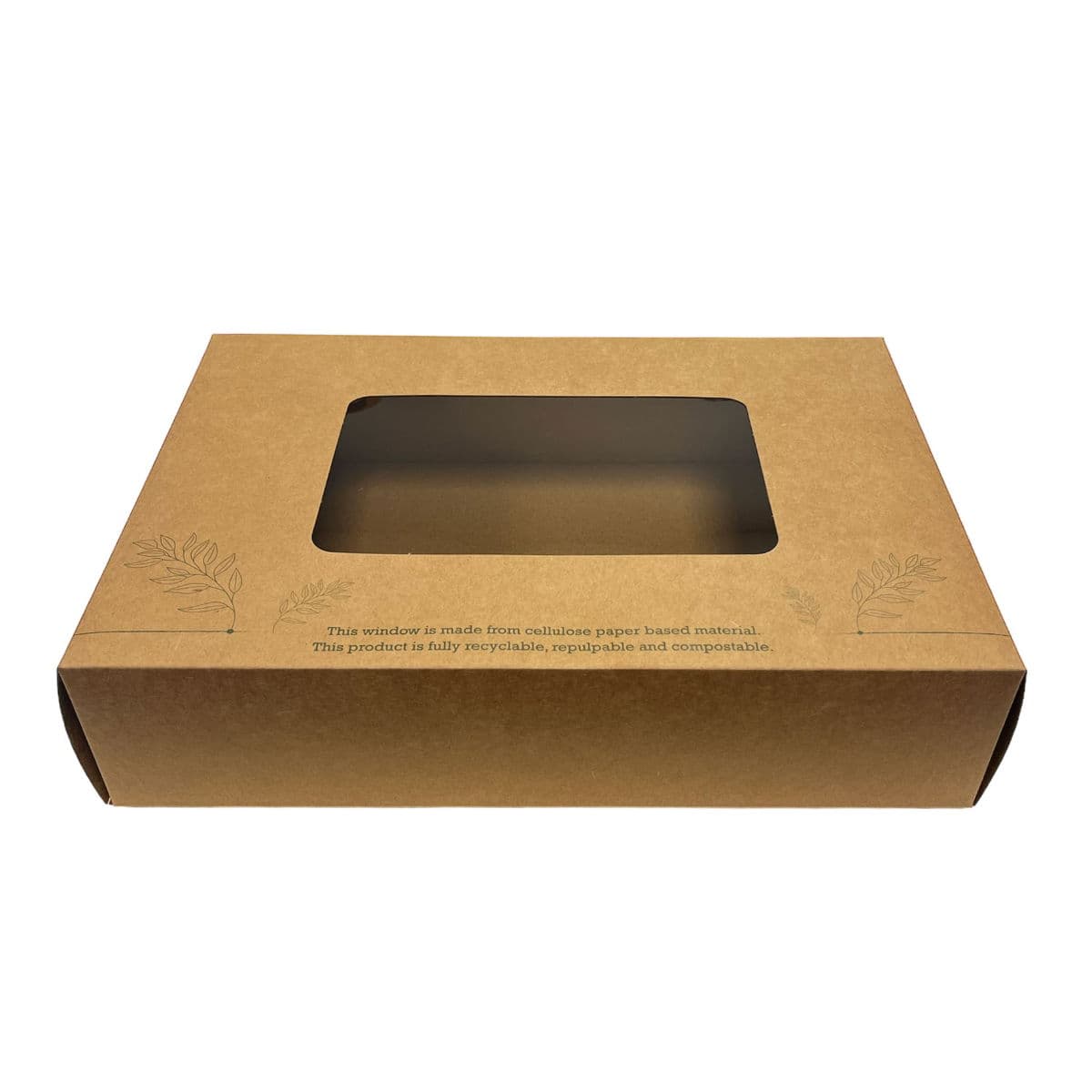 Medium Kraft Platter Box with Insert (350x240mm)