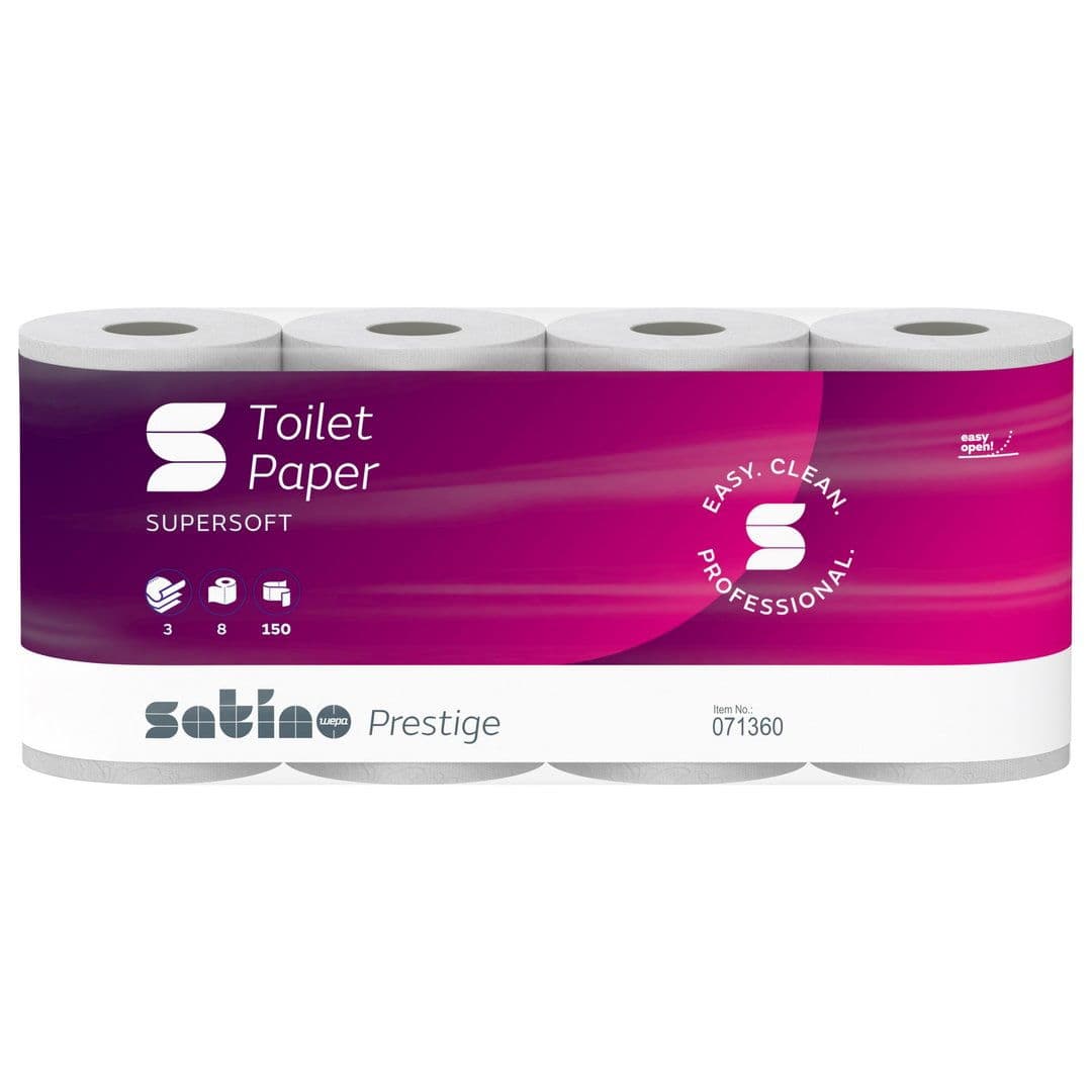 Satino Prestige Toilet Paper Eco 3ply (150 Sheets, MT1) 2