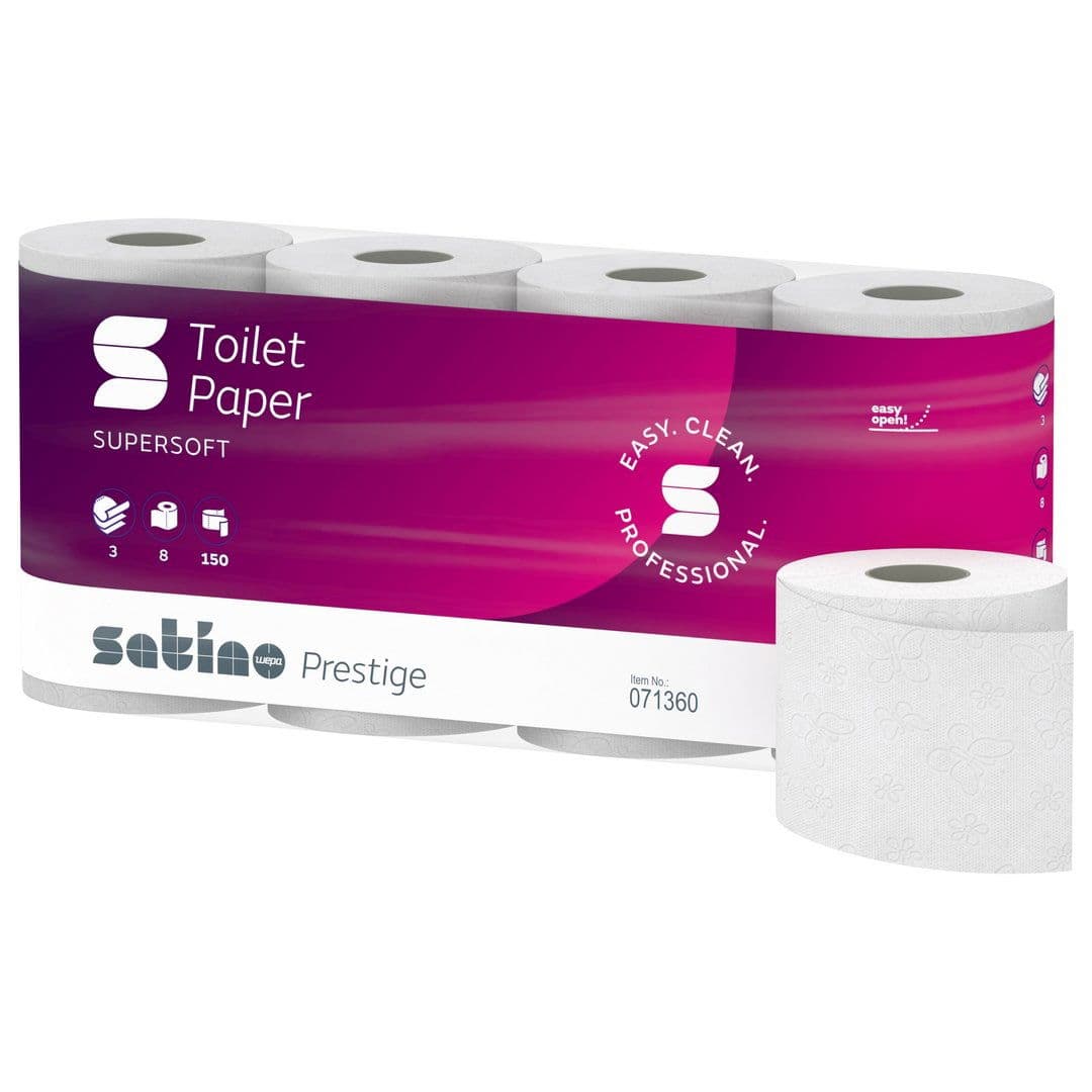 Satino Prestige Toilet Paper Eco 3ply (150 Sheets, MT1) 3