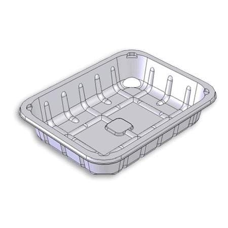 Clear Padded Tray (220x170x45mm)