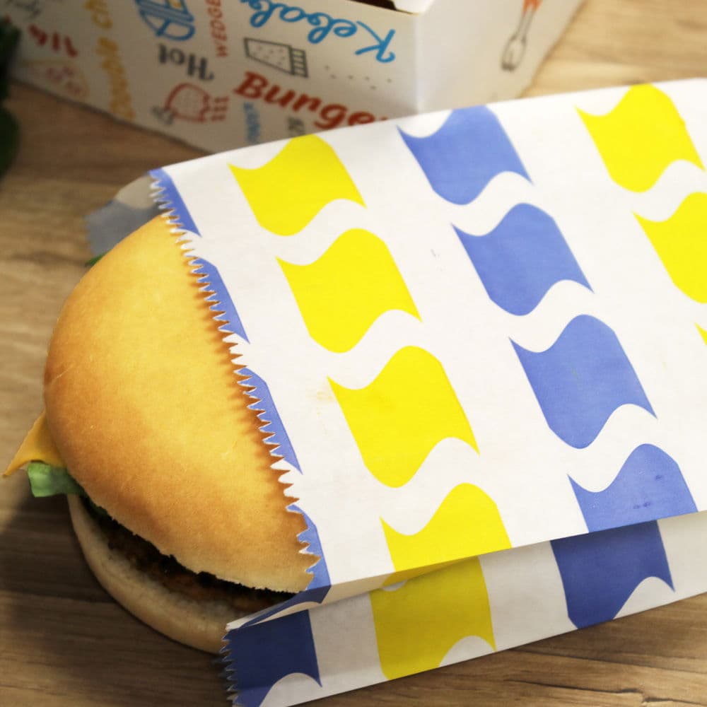 Printed Burger Bag (5x8") 2