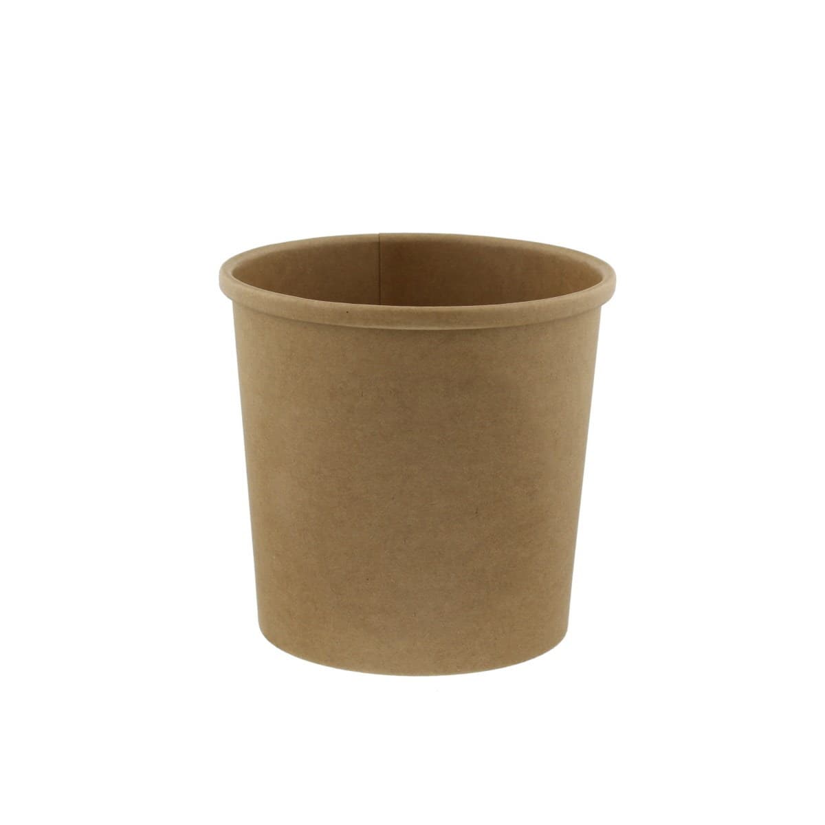 8oz Brown Kraft Soup Cup & Lid 2