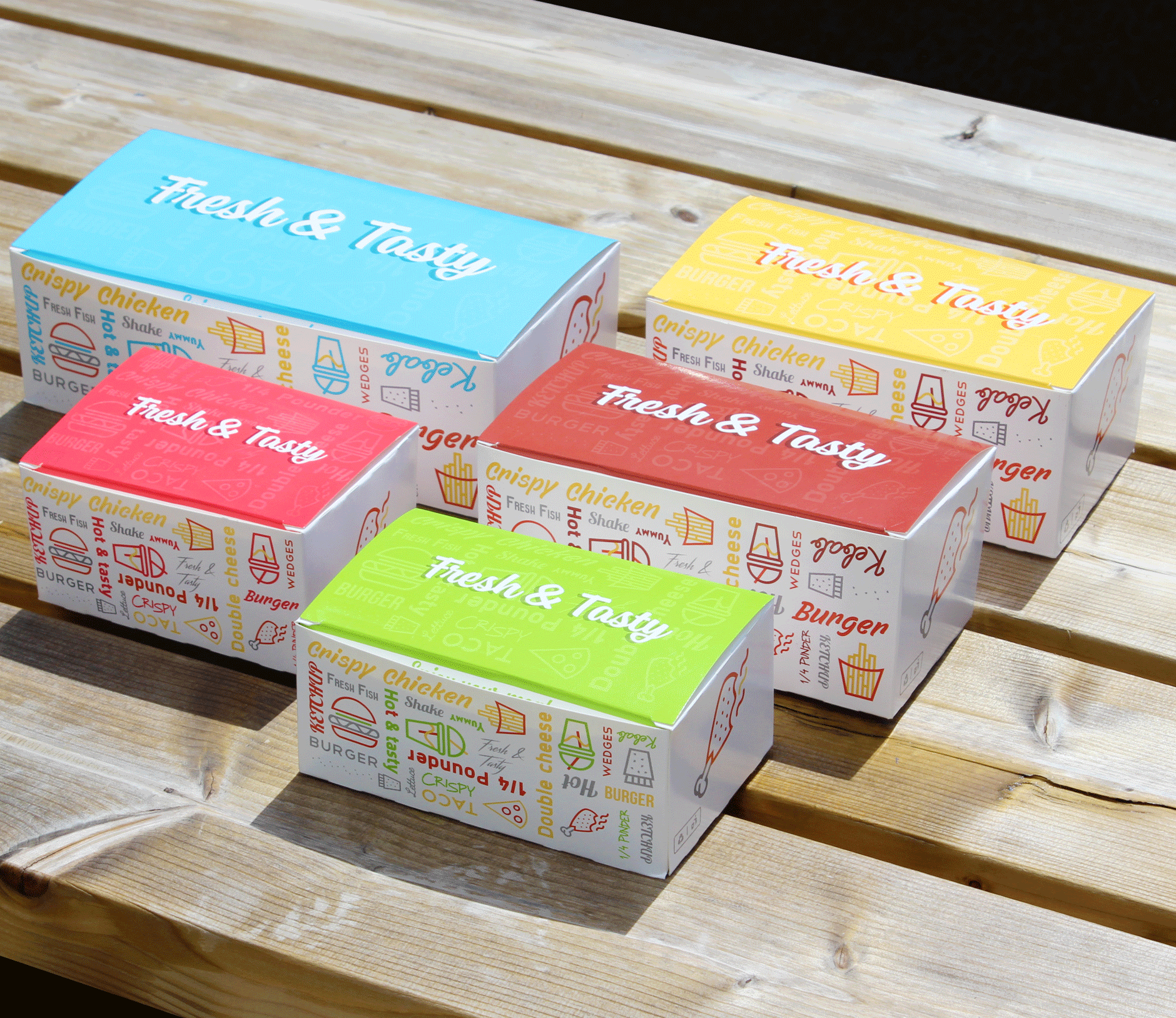 Small Fresh & Tasty Snack Box (140x85x60mm) 2