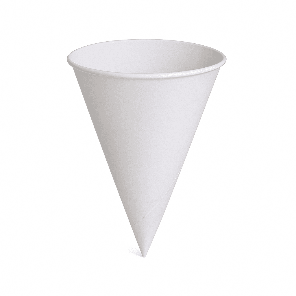 4.5oz Compostable Paper Watercone