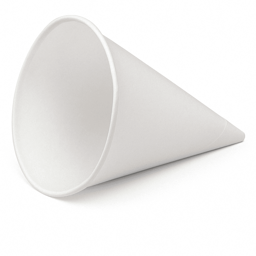 4.5oz Compostable Paper Watercone 2