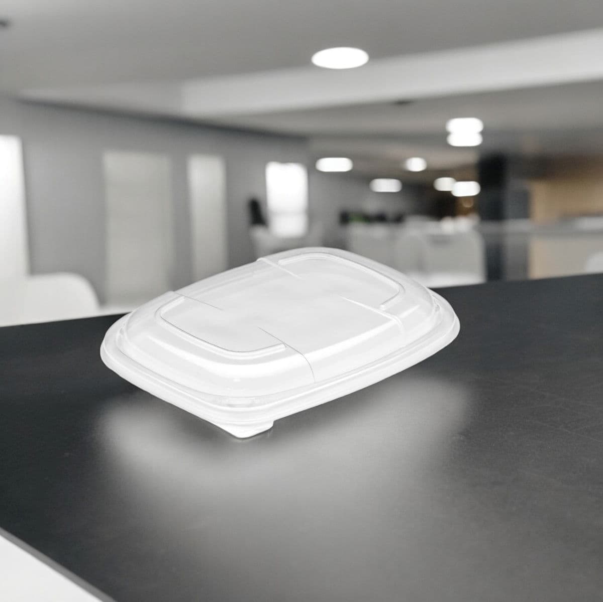 Lids for 24oz 1-Compartment Microwaveable Containers 2