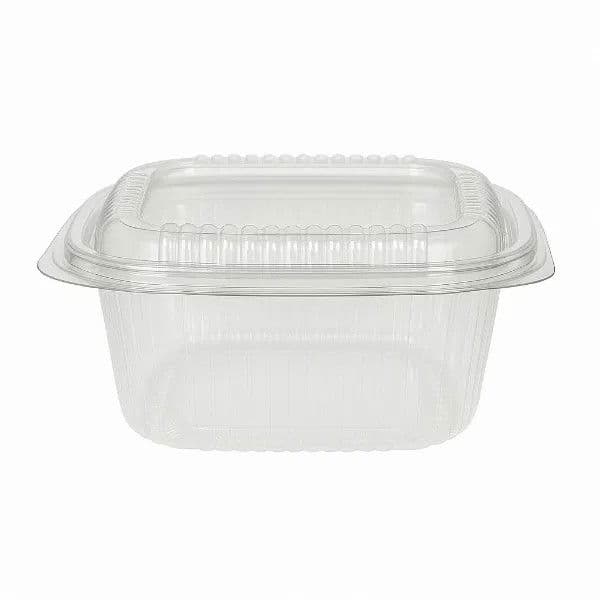 500cc rPET Square Hinged Salad Container