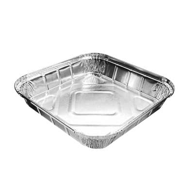 Silver Aluminium Foil Container (9x9x2")