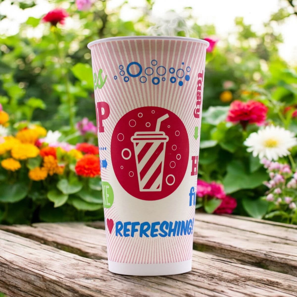 22oz Chill Cold Paper Cup PE 2