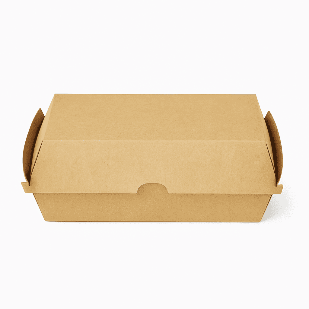 #10 Corrugated Clamshell Box