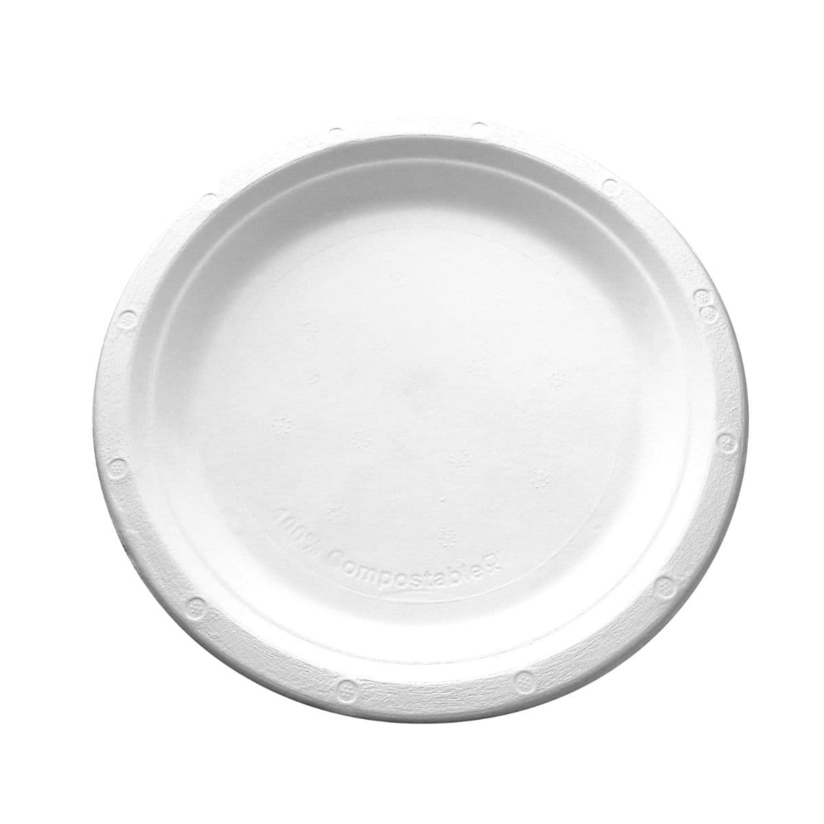 Bagasse Round Plate (9")