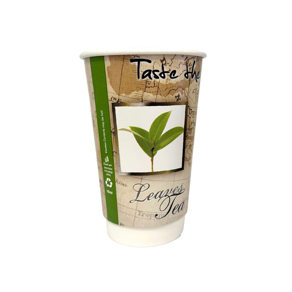 16oz Traveller PE Double Wall Hot Cup