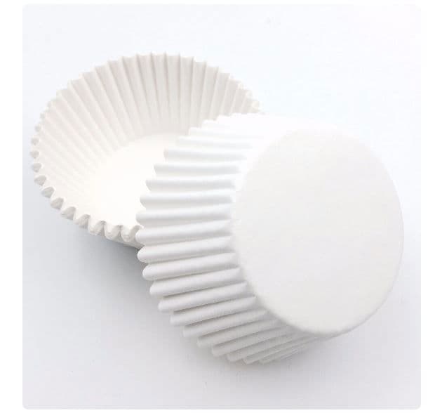 White Fairy Cake Cases
