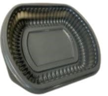 24oz Grey 1-Compartment Microwaveable Container (210x145x41mm)