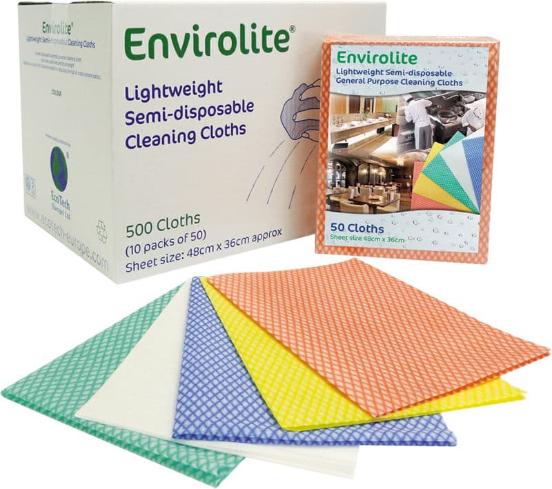 Blue Envirolite Folded Cleaning Cloth 2
