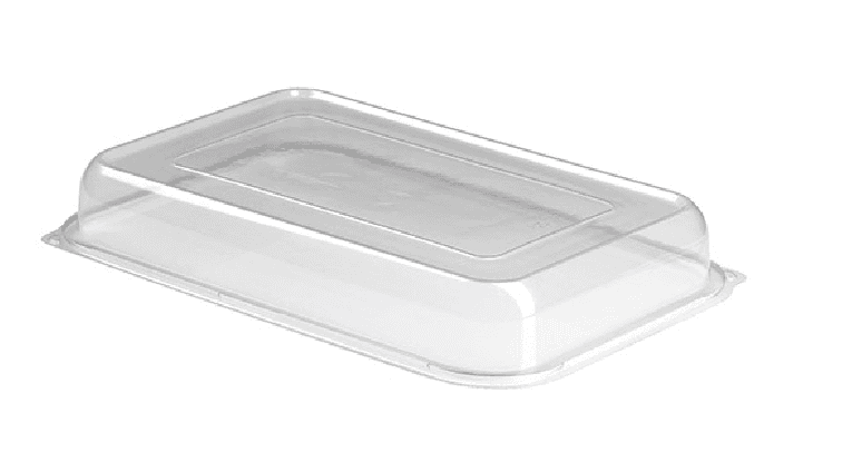 Clear Large Rectangular Platter Lid (460x300x63mm)
