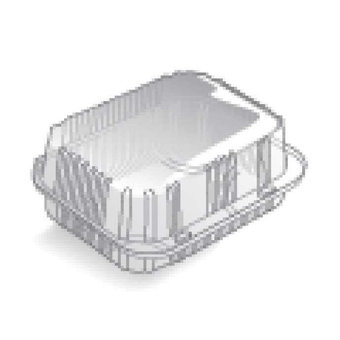Clear Single Cake Container (100x100x70mm)