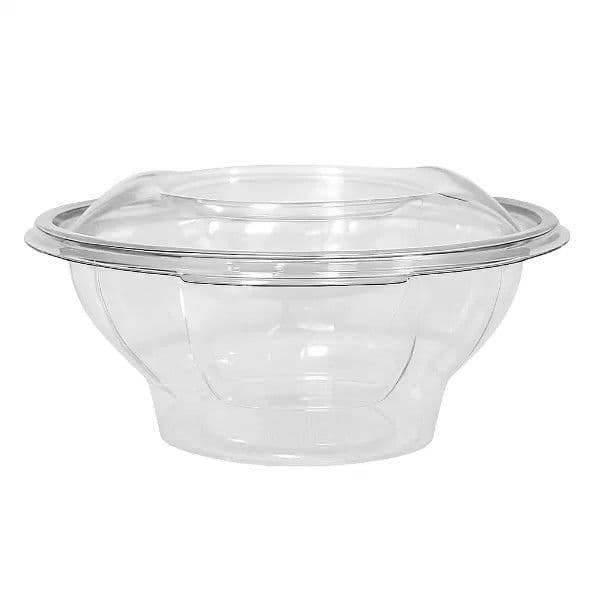 750cc rPET Round Hinged Salad Container