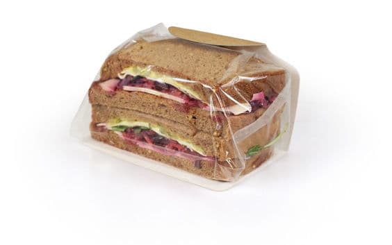 Hot Breakfast Bap Bag with Film (228x200mm)