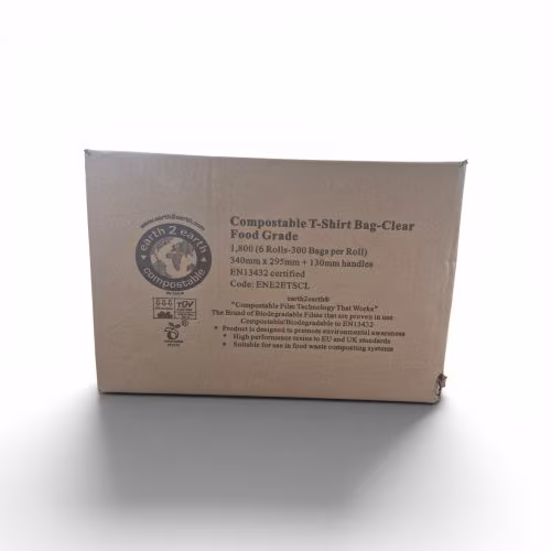 Earth2Earth Clear Compostable T-Shirt Bag 3
