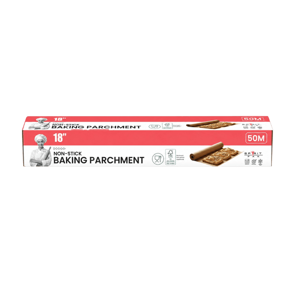 18" Spiritpak Baking Parchment Rolls 50m