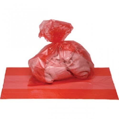 Red Alginate Laundry Bags with Soluble Strip 450x700x950mm