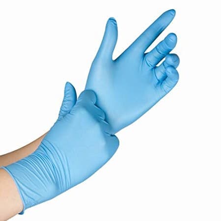 Nitrile Blue Powder Free Examination Gloves Extra Large