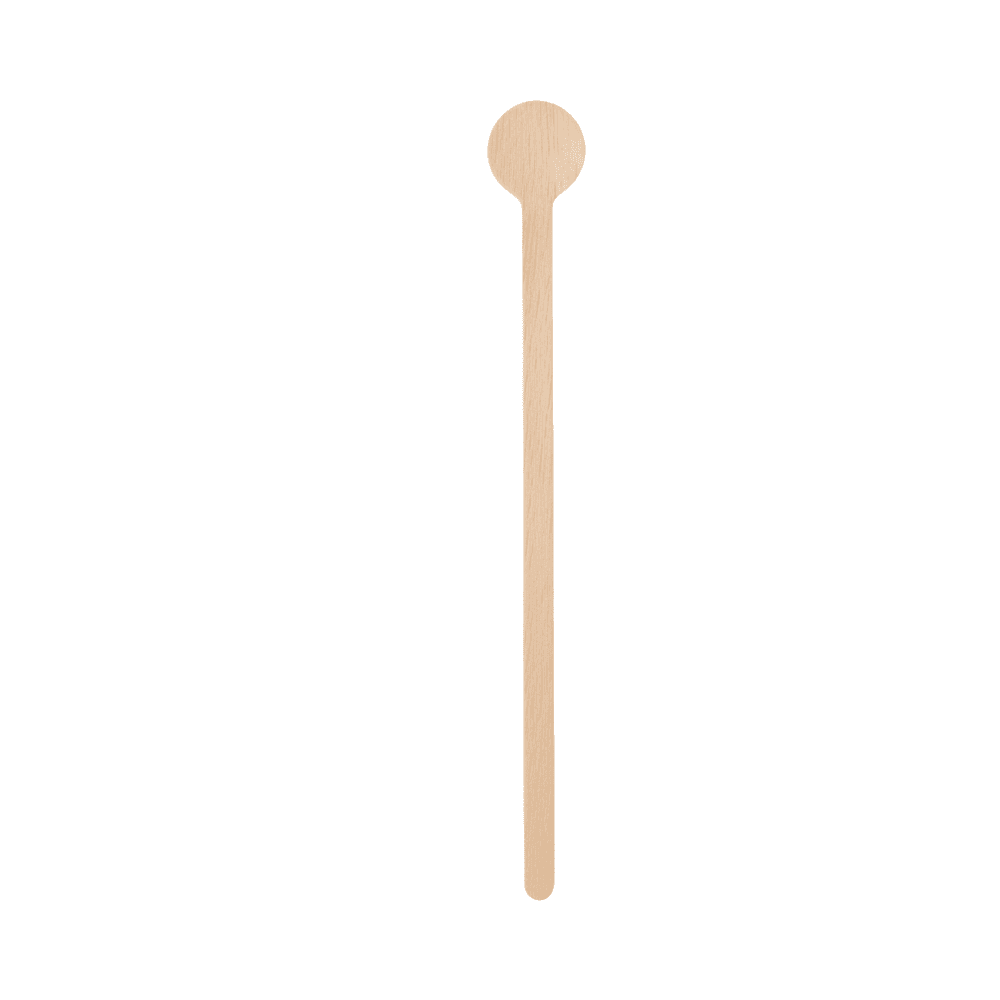 Wooden Cocktail Disc Stirrer (100mm)