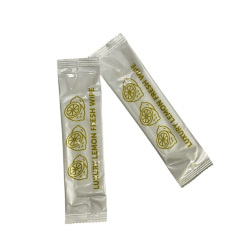 Large Lemon Scented Hand Wet Wipe (Hot/Cold)