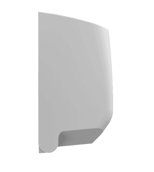 White Centrefeed Roll Dispenser (230x230x350mm, LT1) 2