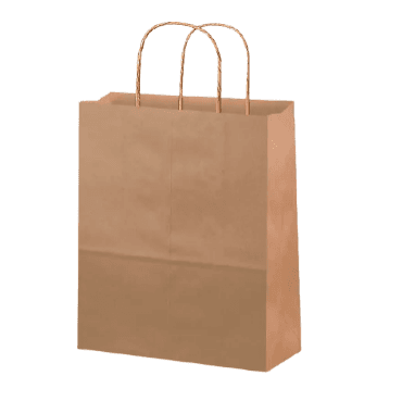 Brown Kraft Twist Handle Bag (13x4x12")