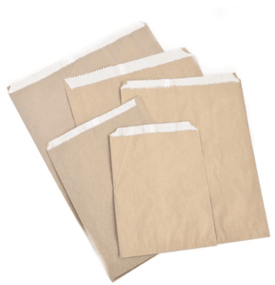Brown Lined Bag (2QT) (10x13")
