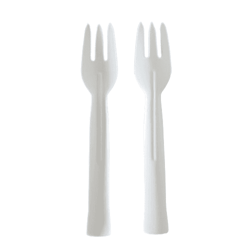 Leafware White Paper Fork (155mm)