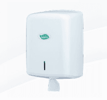 White Centrefeed Roll Dispenser