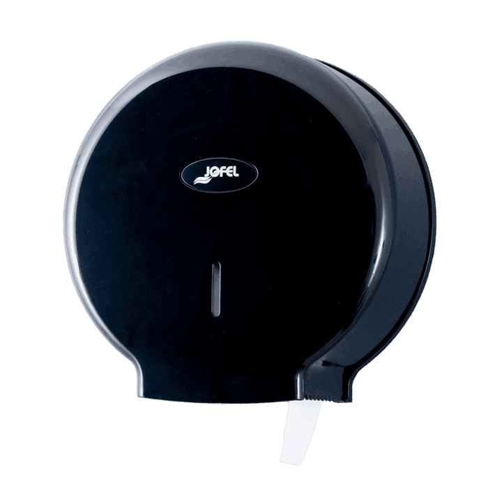 Black Jumbo Toilet Roll Dispenser