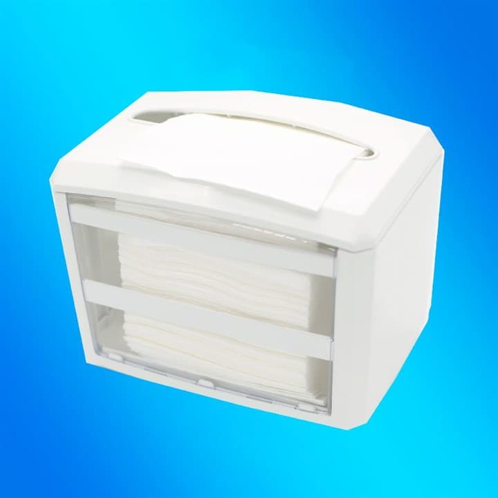 White Table Napkin Dispenser