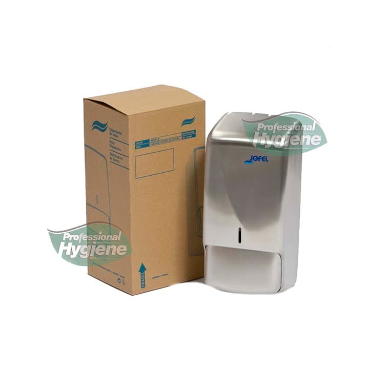 Brushed Steel Refillable Soap Dispenser (850ml)