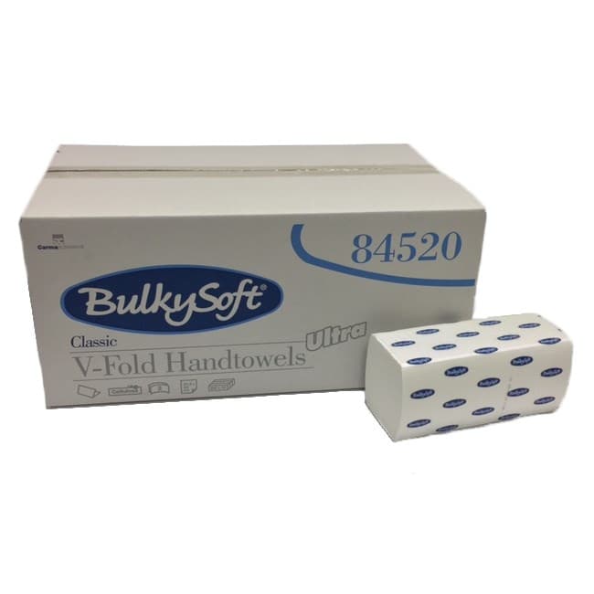 White V-Fold Hand Towel 2ply (240x210mm)