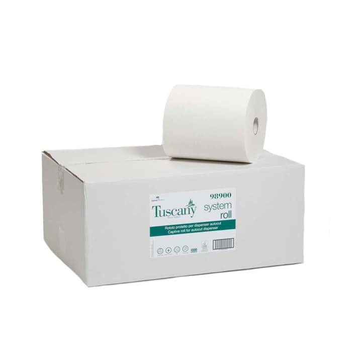 White Autocut Hand Towels (2ply, 150m)