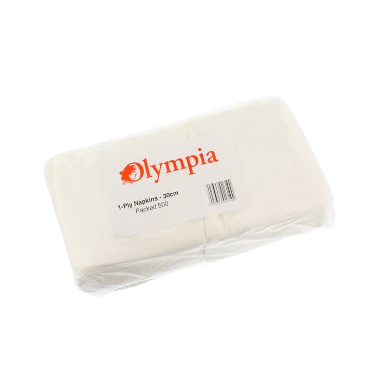 White Paper Napkin 1ply (30x30cm)