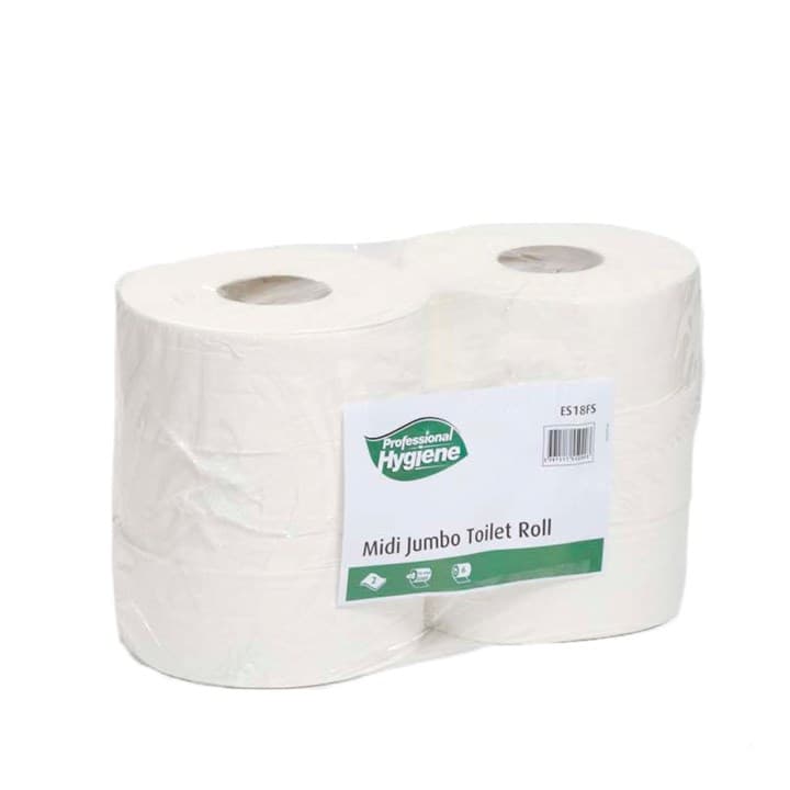 Midi Jumbo Toilet Roll 2ply (750 Sheets)