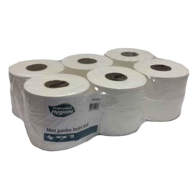 Mini Jumbo Toilet Roll 1ply (641 Sheets)