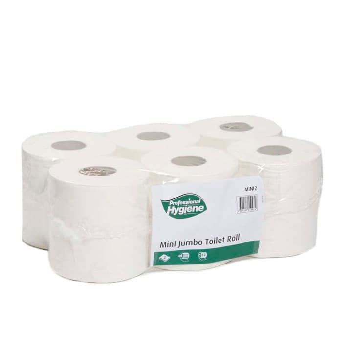 Mini Jumbo Toilet Roll 2ply (2" Core)
