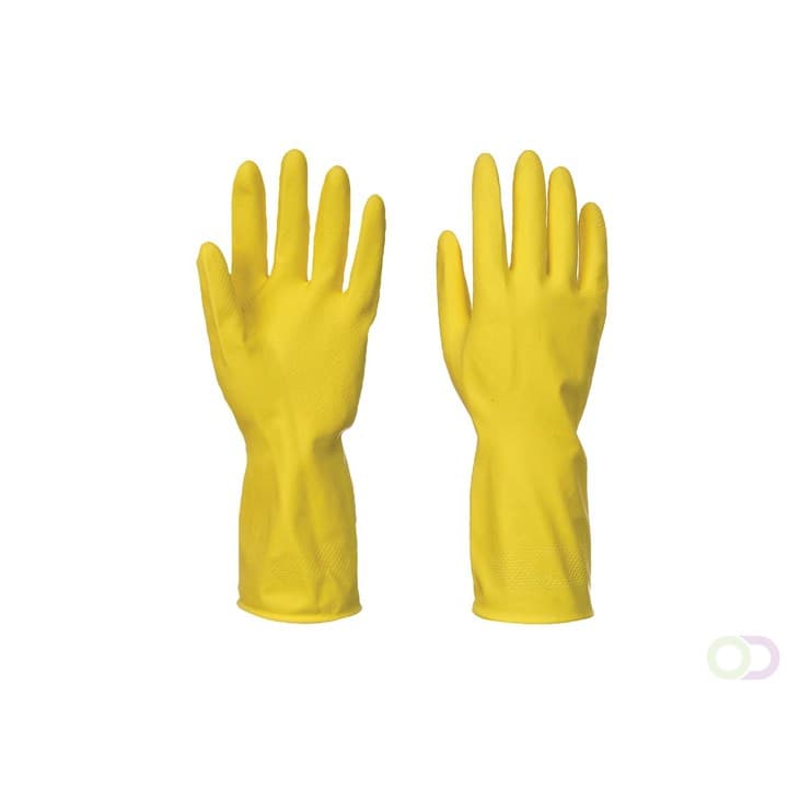 Yellow Household Rubber Gloves