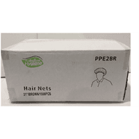 White Nylon Hairnet (21") 2